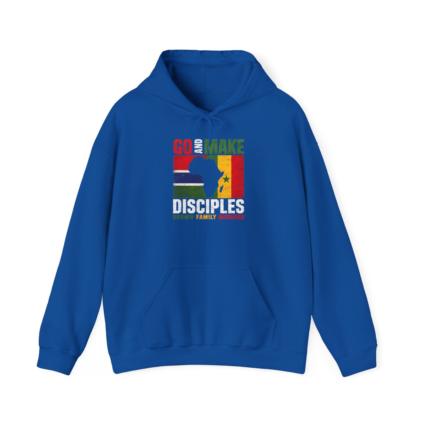 Go Make Disciples Hoodie - Brown Family Missions