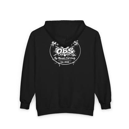 ADULT - Full-Zip Hoodie - Mariahs Full Circle Black & white