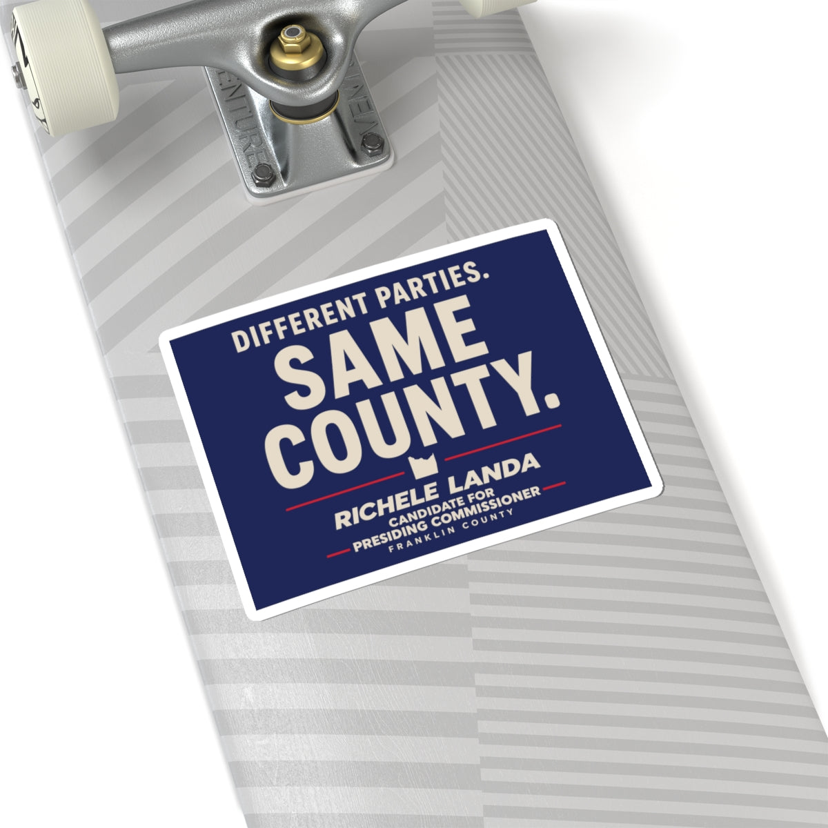 Regular Sticker - Different Parties- Same County