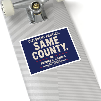 Regular Sticker - Different Parties- Same County