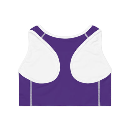 Purple Weightlifting Sports Bra - Body Catcher
