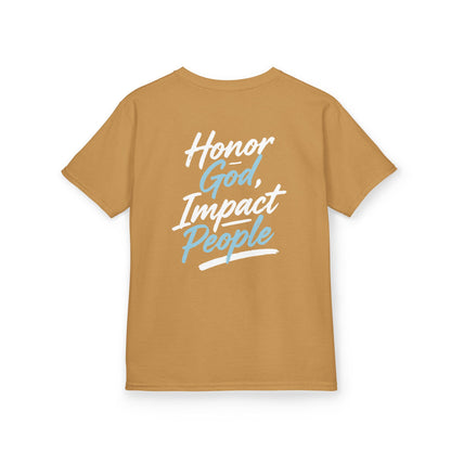 Youth - Basic T-shirt Honor God, Impact People - FAC Aurora