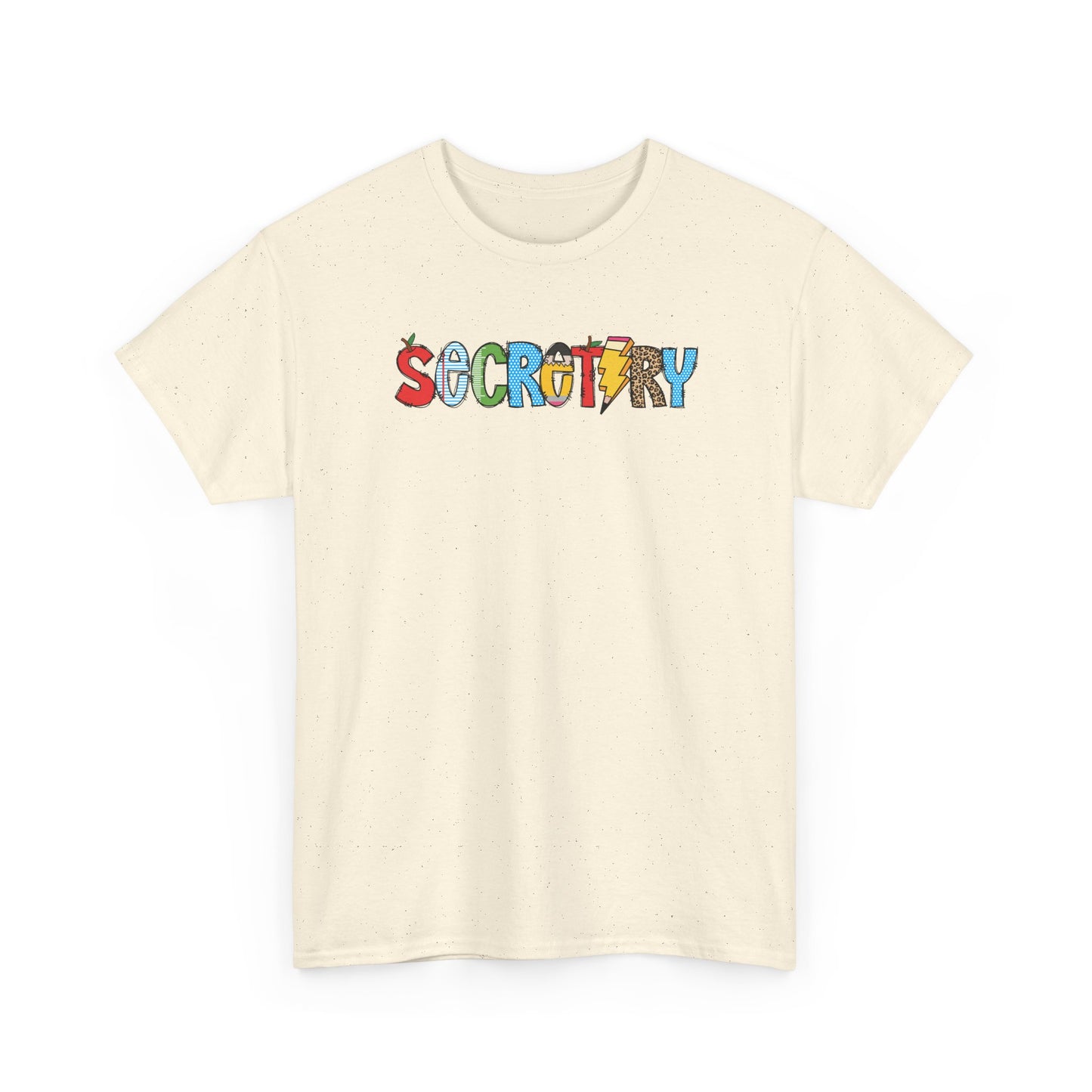 Secretary Colorblock T-Shirt- Fun School Staff Gift