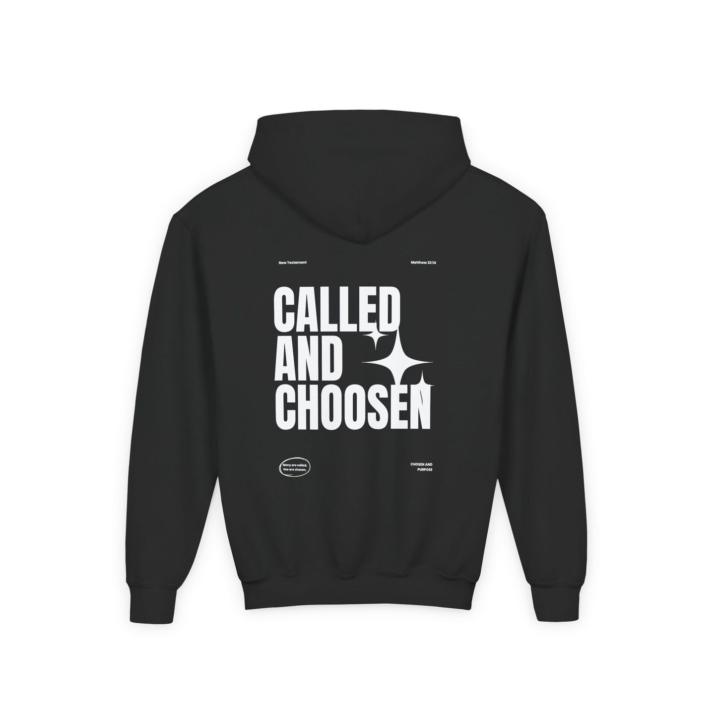 YOUTH - Basic Hoodie - Called & Chosen - BBA