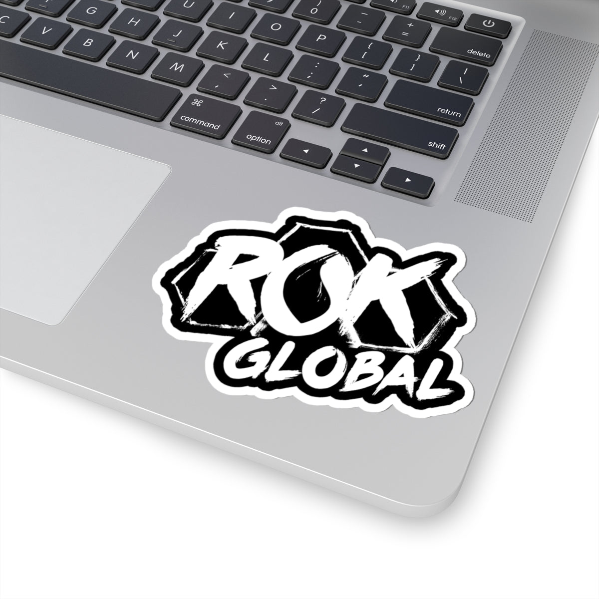 White ROK Global Kiss-Cut Sticker - ROK Global