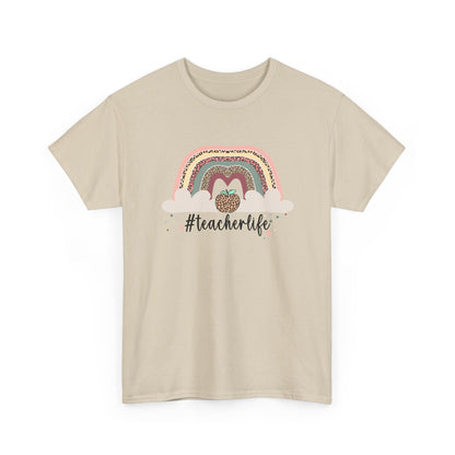 Teacher Life Rainbow T‑Shirt - Cute #teacherlife Graphic Tee for Educators