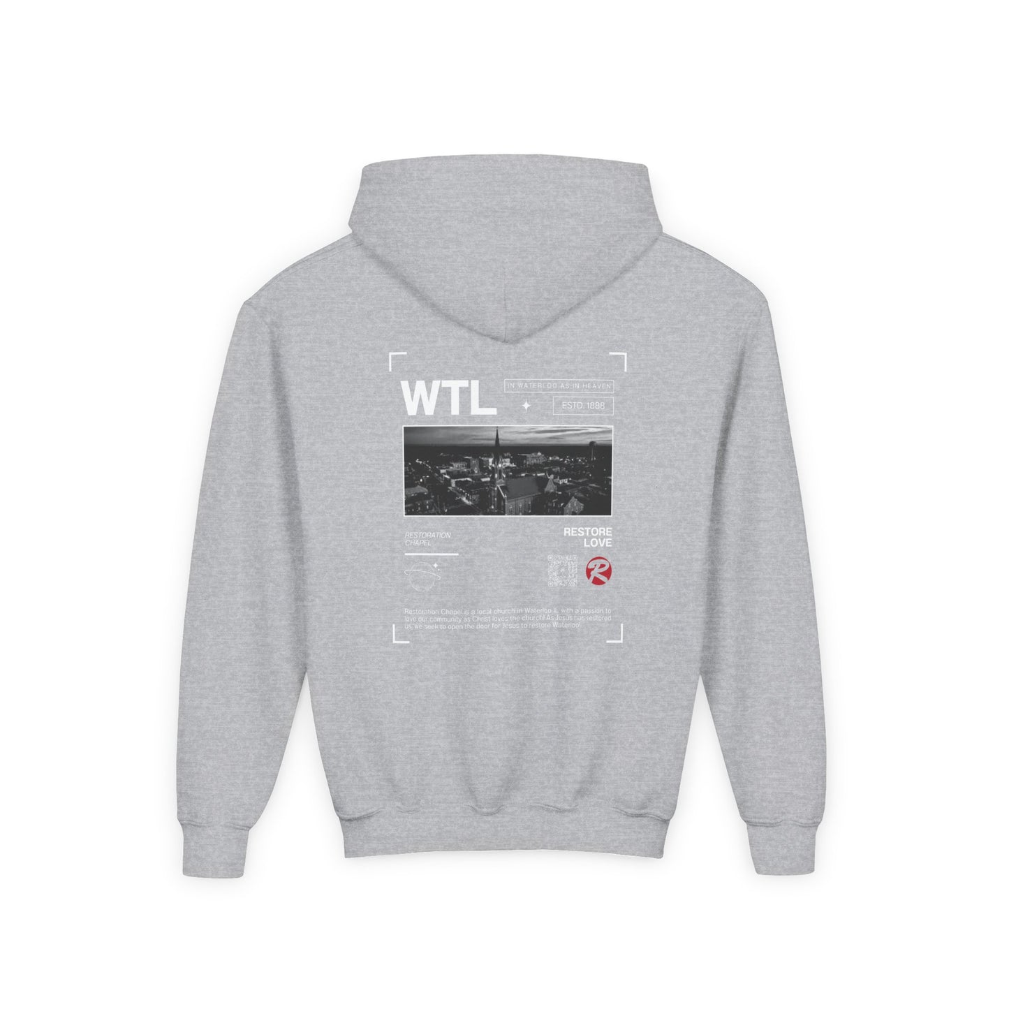 YOUTH - Basic Hoodie WTL - Restoration Chapel