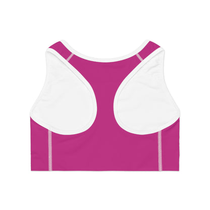 Pink Weightlifting Sports Bra - Body Catcher