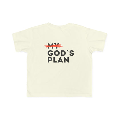 Toddlers - Basic tee - GOD's Plan - BBA