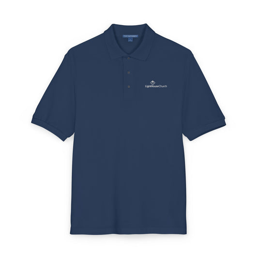 Embroidered Polo Shirt — Church Logo