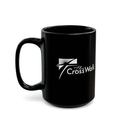 The Crosswalk Church Black Mugs