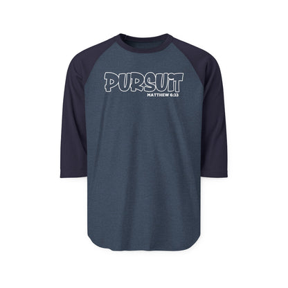 ADULT -  3/4 Sleeve Raglan Shirt - PURSUIT