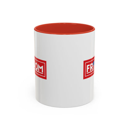 Freedom Flag Accent Coffee Mug  - Freedom Summit