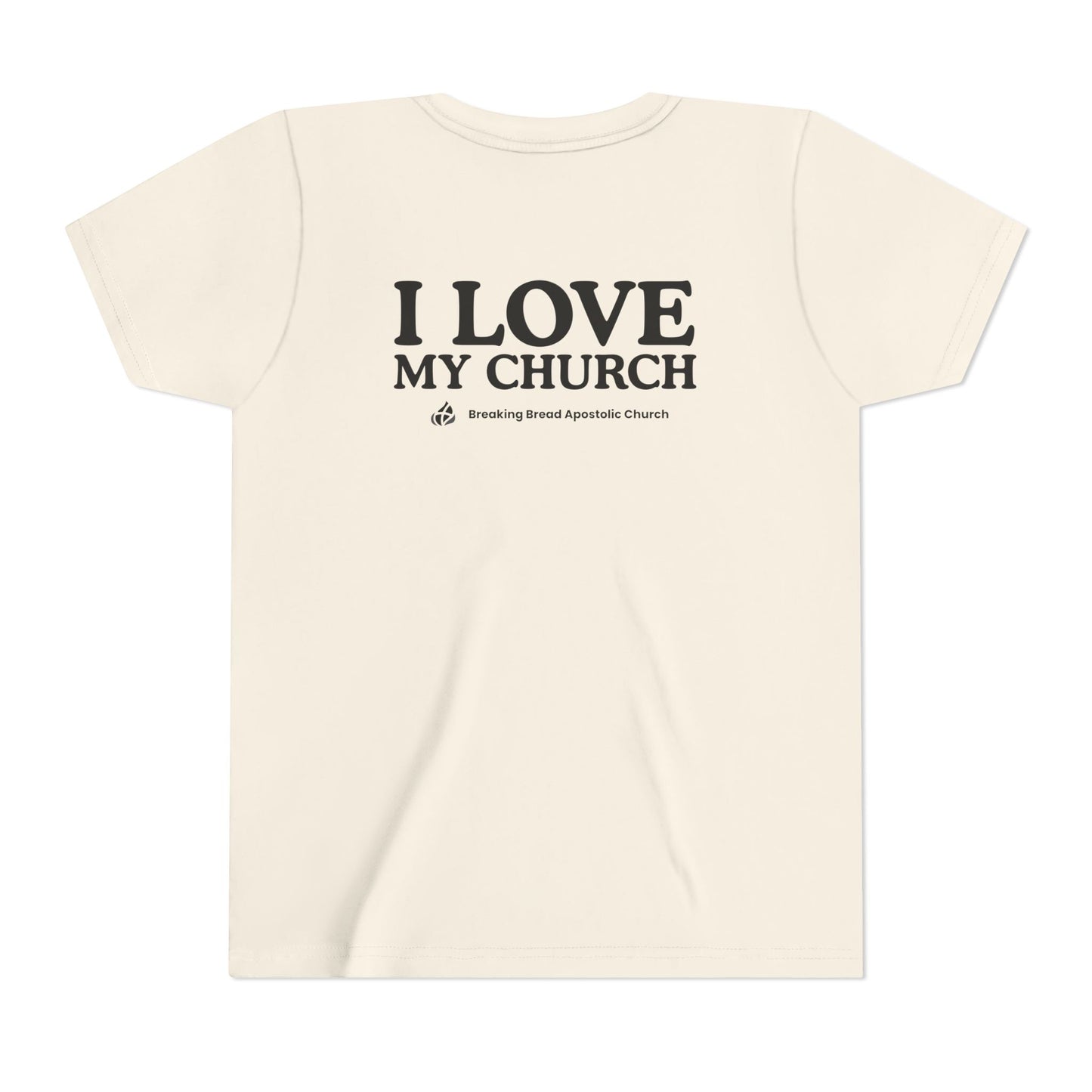 YOUTH - Basic tee - I Love My Church  - BBA