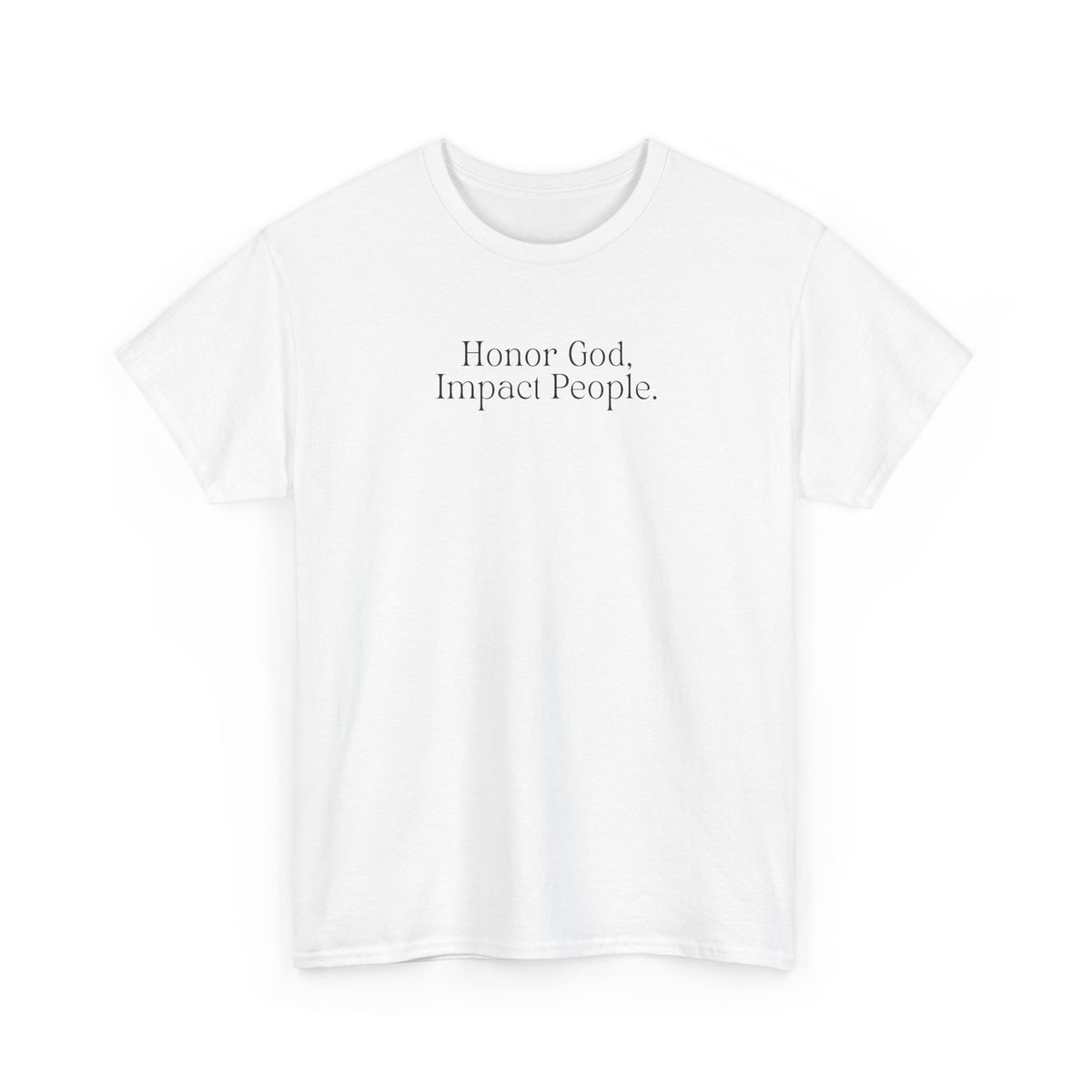 Adult - Honor God, Impact People Basic T-Shirt - FAC Aurora