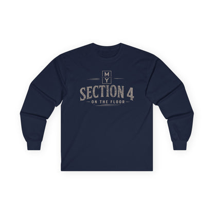 Adult - Around Best Section Cotton Long Sleeve Tee - MS Section 4 Youth