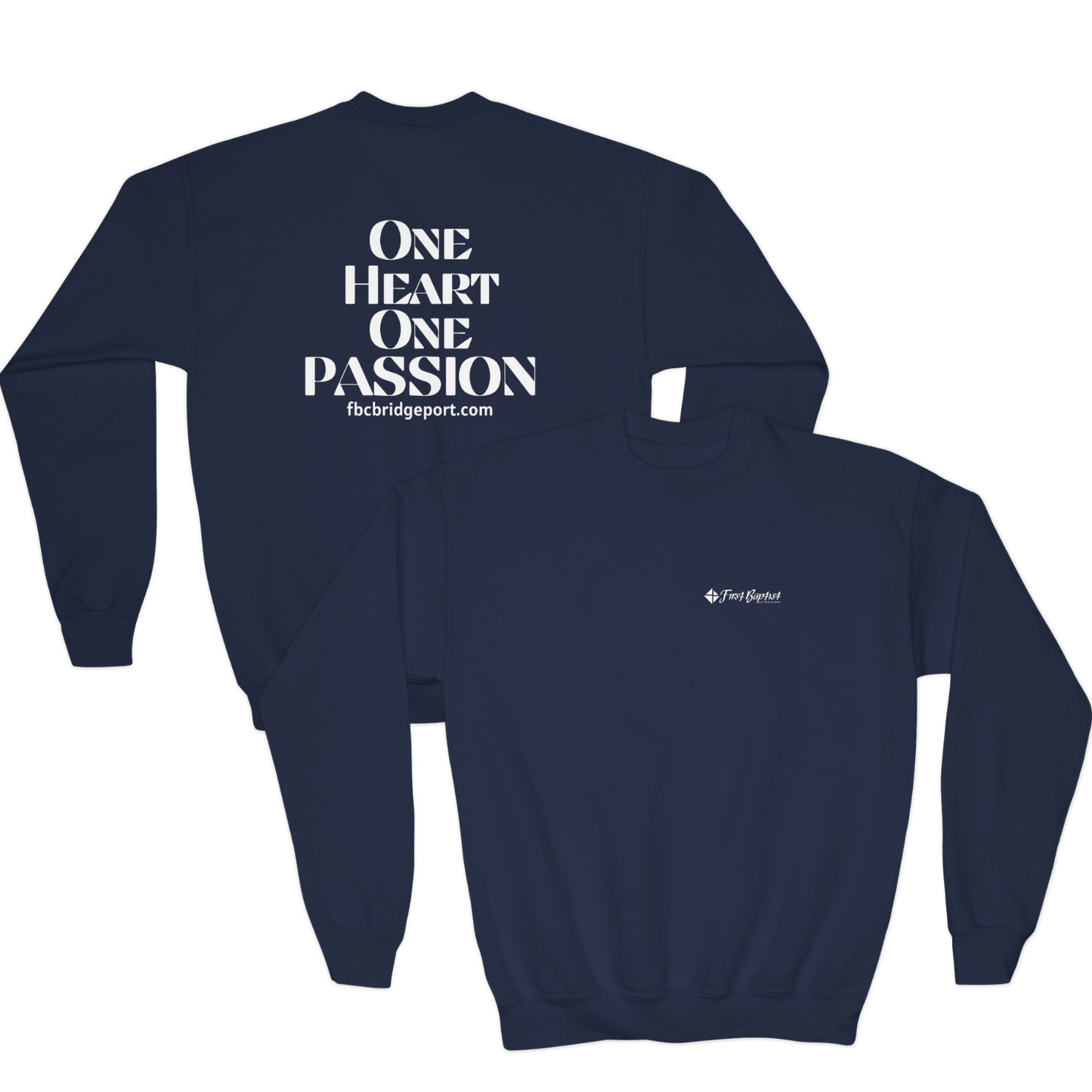 Youth - Basic Sweatshirt  - One Heart One Passion