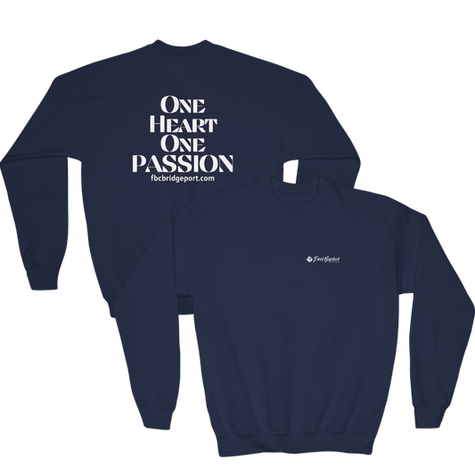 Youth - Basic Sweatshirt  - One Heart One Passion