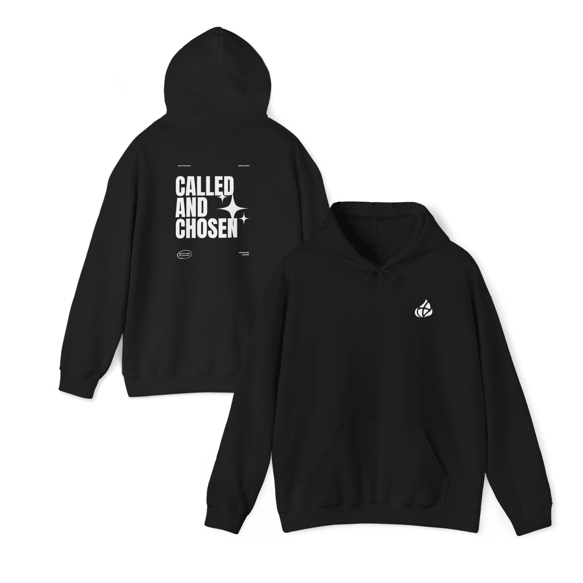 ADULT - Basic Hoodie -  Called & Chosen - BBA