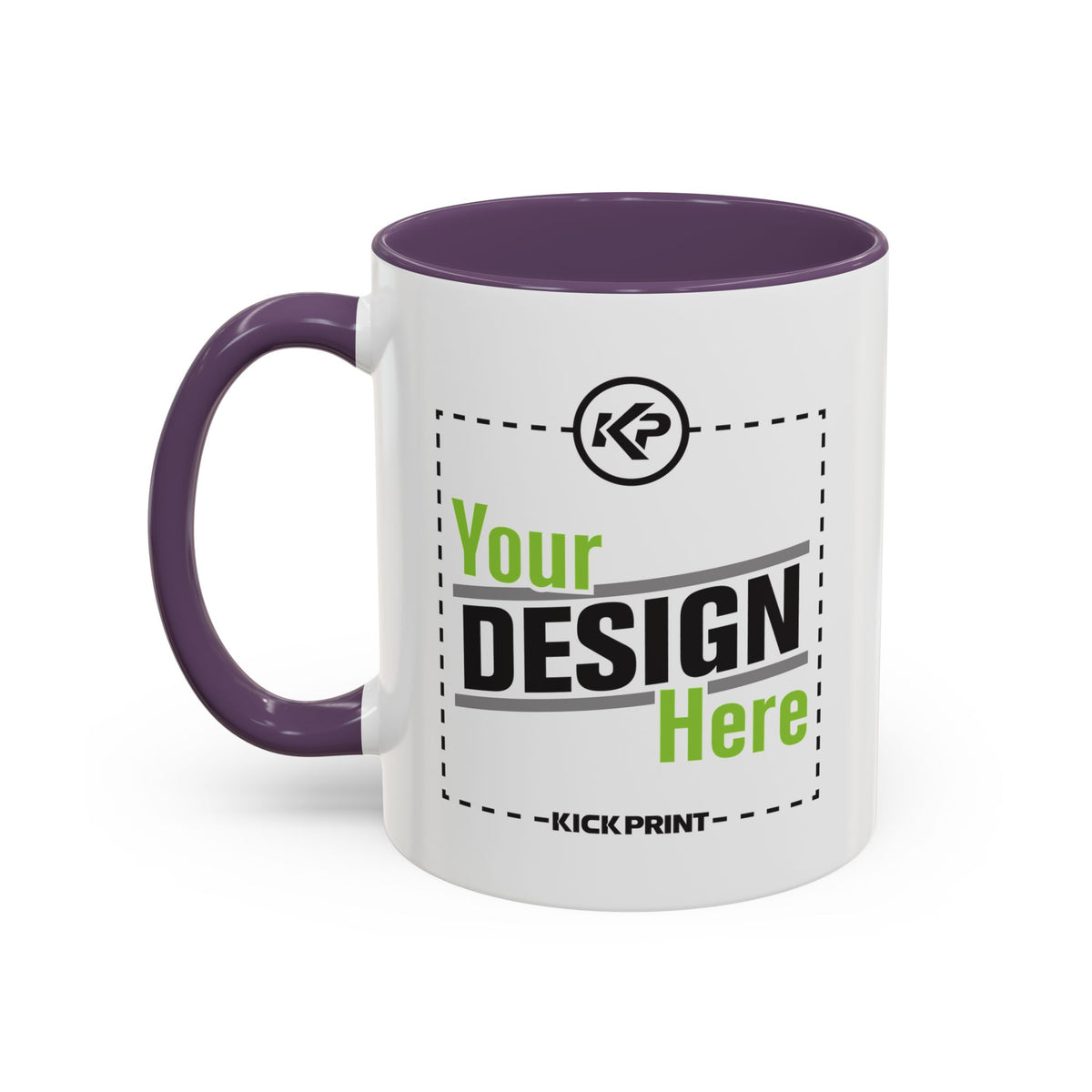 11oz Accent Mug - Kick Merch