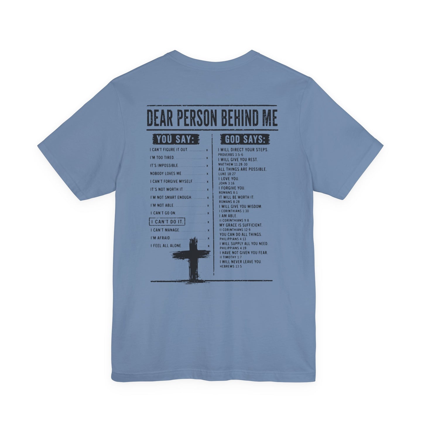 ADULT - Dear Person Behind Me Premium Tee - City on a Hill