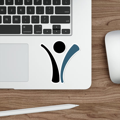 Die-Cut Sticker - Living with Purpose Blue Man