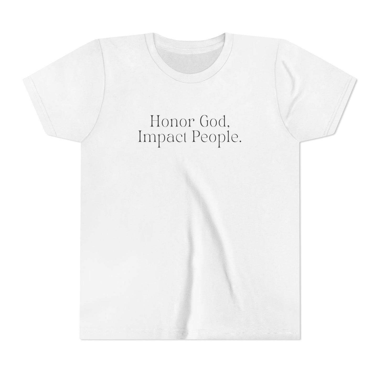 Youth - Premium T-shirt "Honor God, Impact People" - FAC Aurora
