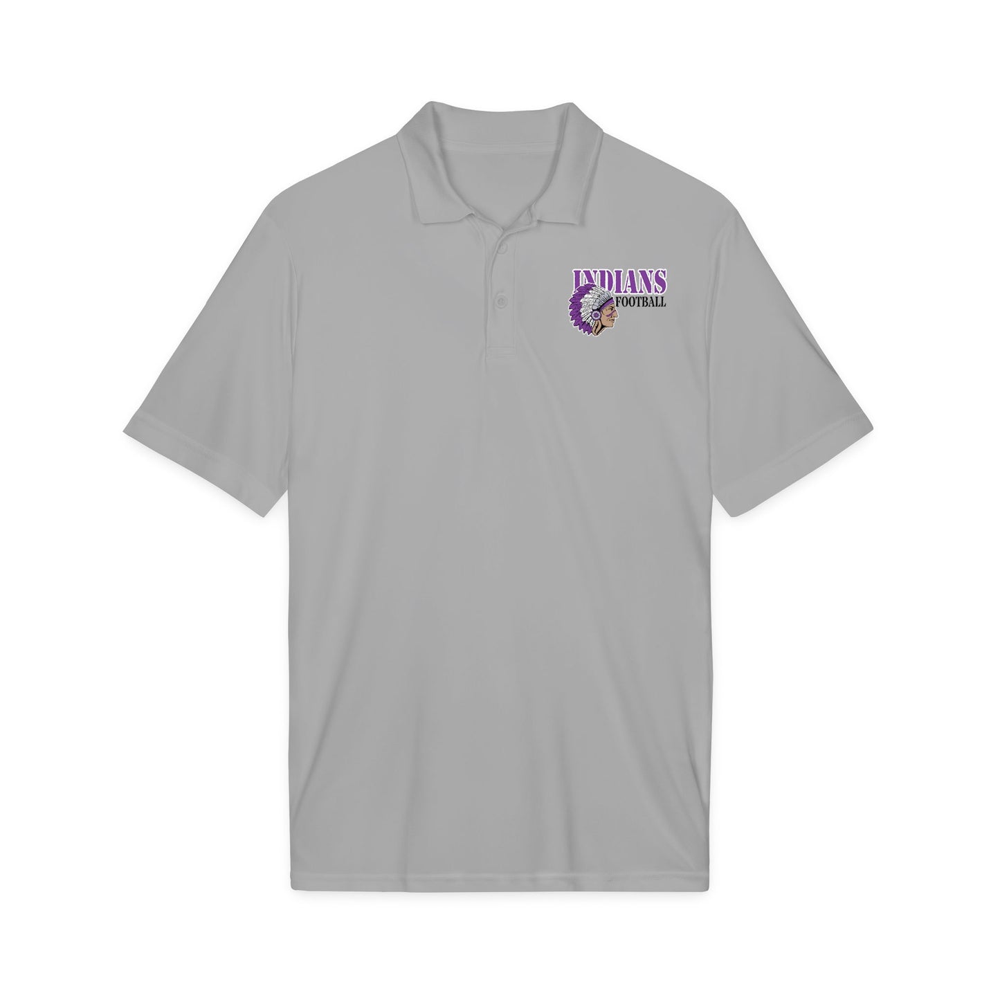 Polyester Polo Shirt - Indians Football 3 - Friends of Pacific Football