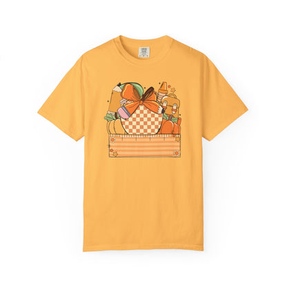 Comfort Colors Fall Shirt | Custom Autumn T-Shirt | Cozy Pumpkin Graphic Tee | Thanksgiving Unisex Shirt Gift