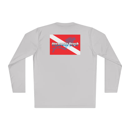 Moisture Wicking Long Sleeve Tee - Hernando Beach Diving - Front & Back Print