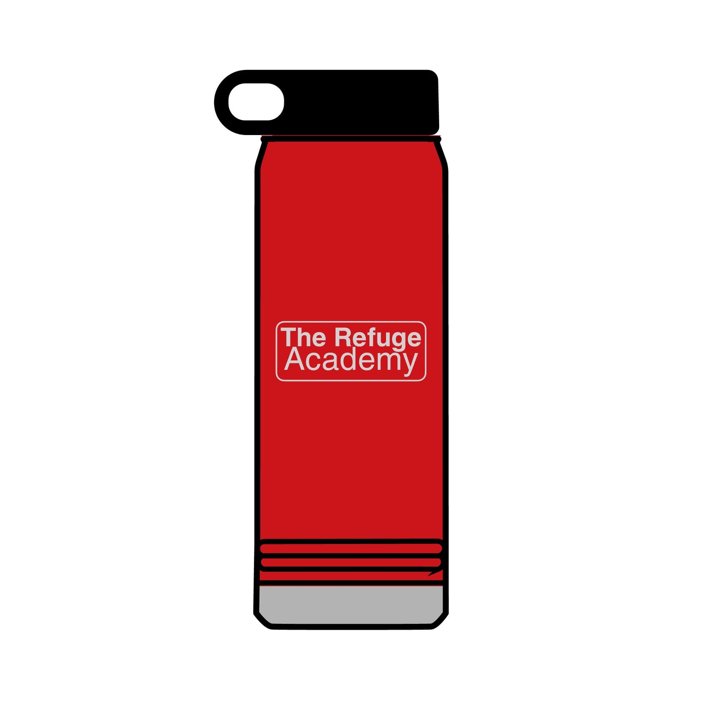 32oz Insulated Water Bottle - The Refuge Academy Logo