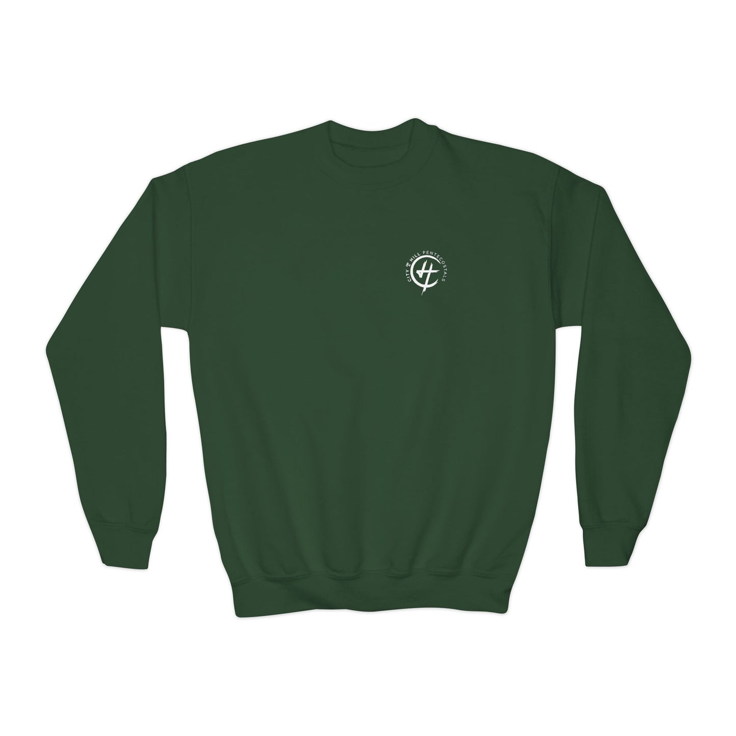 YOUTH - Basic Crewneck Pullover Sweatshirt - City on a Hill Pentecostals