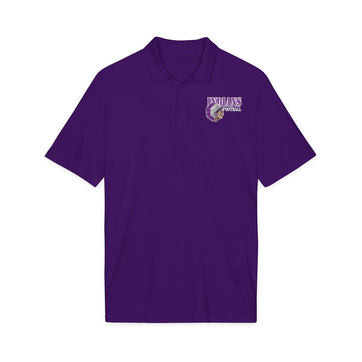 Polyester Polo Shirt - Indians Football 3 - Friends of Pacific Football