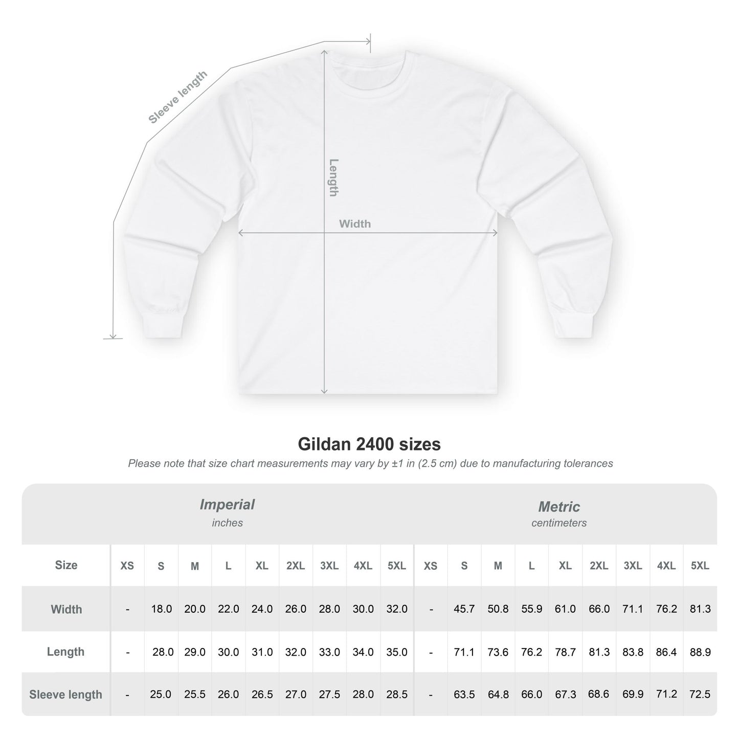 ADULT - Long Sleeve Tee - Calvary Church