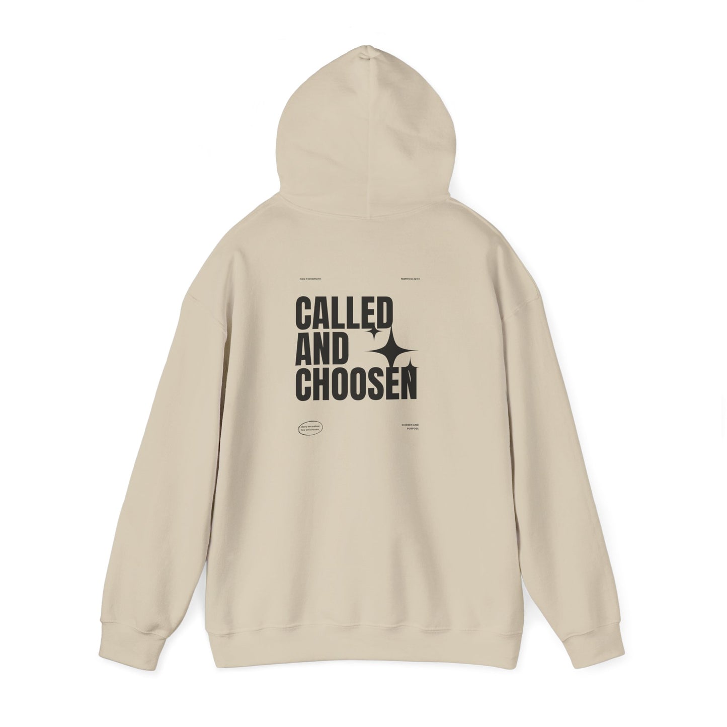 ADULT - Basic Hoodie -  Called & Chosen - BBA