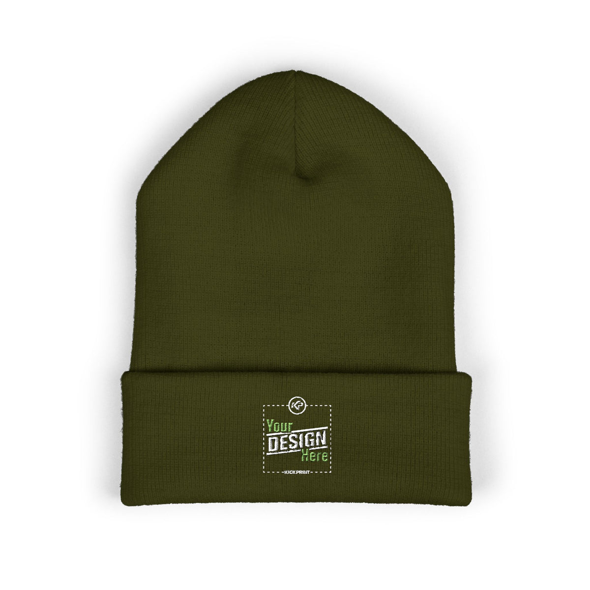 Embroidered Cuffed Beanie