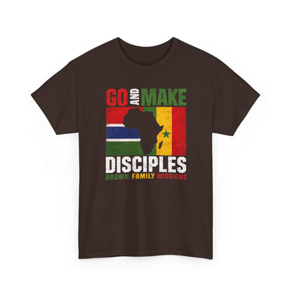 Go and Make Disciples T‑Shirt - Brown Family Missions