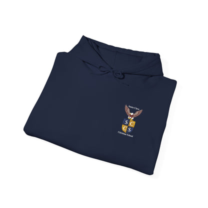 ADULT - Basic Hoodie - Santa Clara Crest