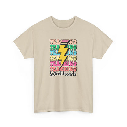 Teaching Sweetheart T-Shirt - Retro Lightning Teacher Gift