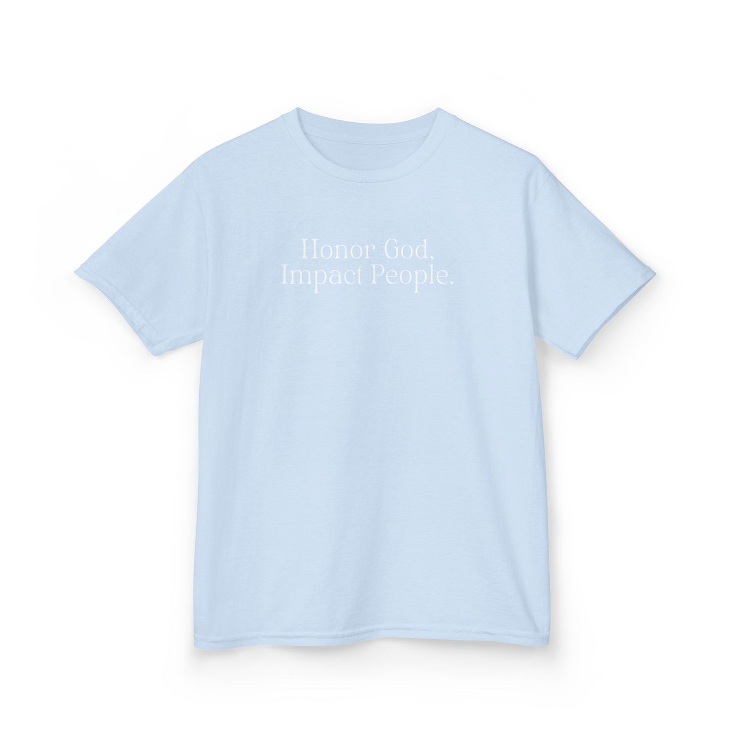 Youth - Basic T-shirt Honor God, Impact People - FAC Aurora