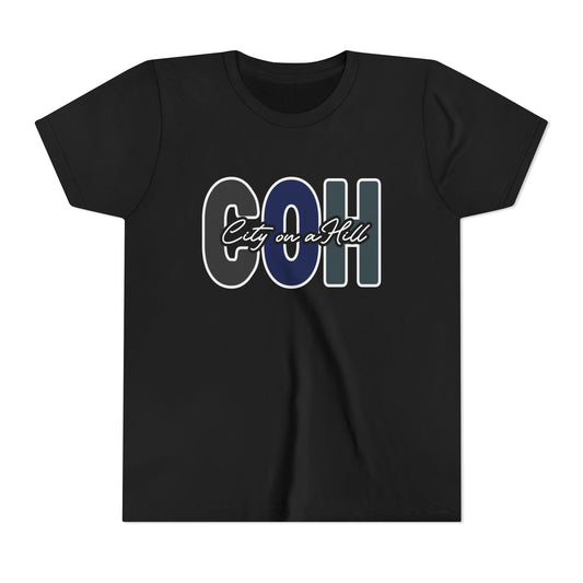 YOUTH - Premium Cotton Short Sleeve T-Shirt - City on a Hill