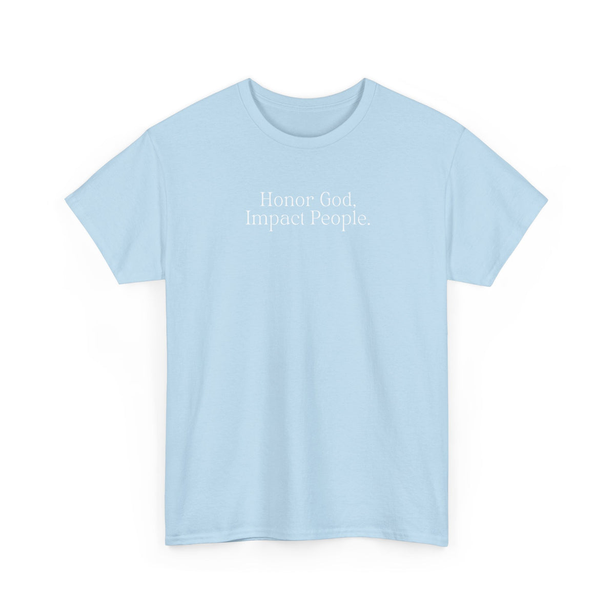 Adult - Honor God, Impact People Basic T-Shirt - FAC Aurora