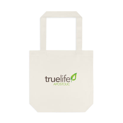 Truelife Apostolic Cotton Tote Bag - Eco-Friendly Grocery & Church Tote with Leaf Logo