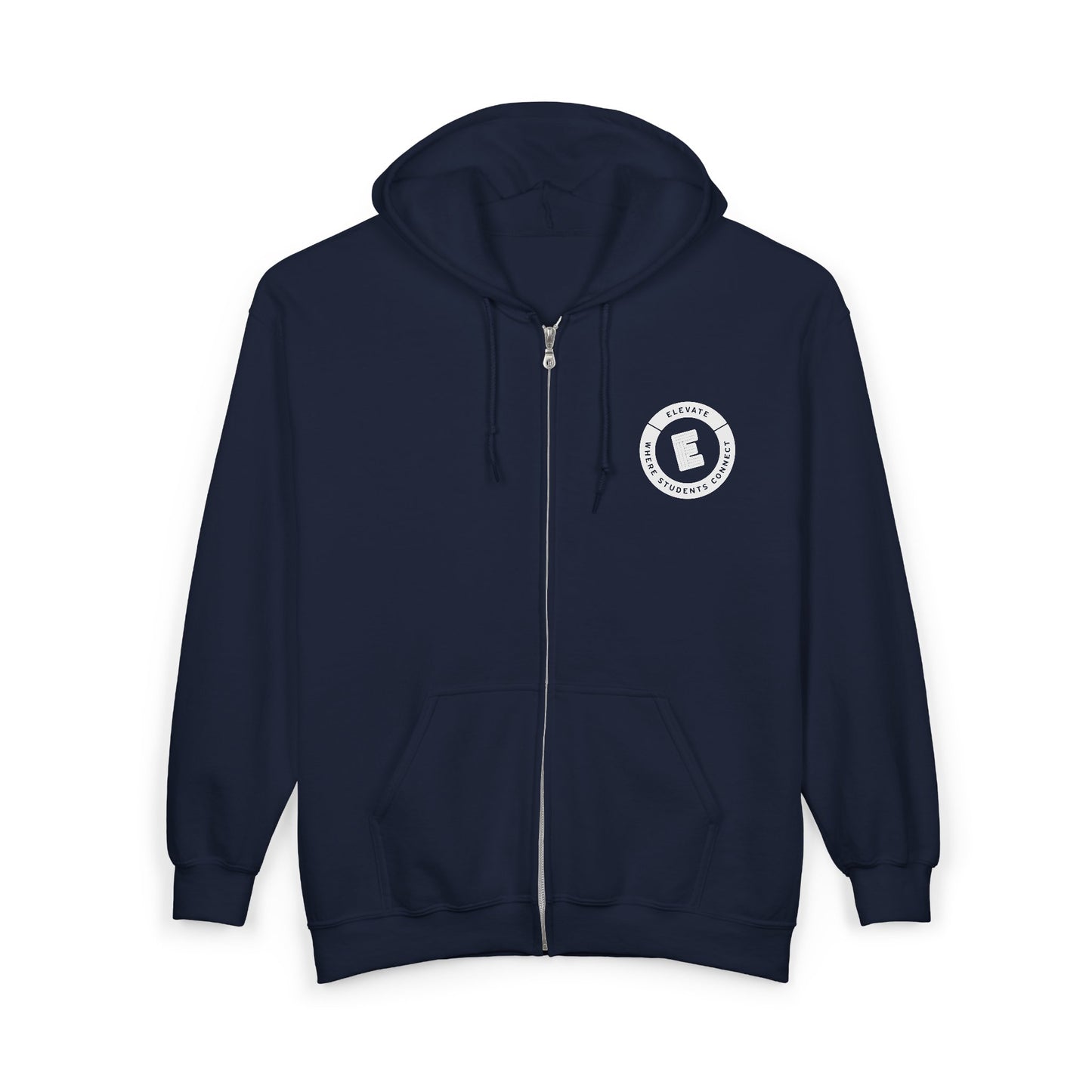 Adult - Full-Zip Hoodie - Elevate Where Student Connects