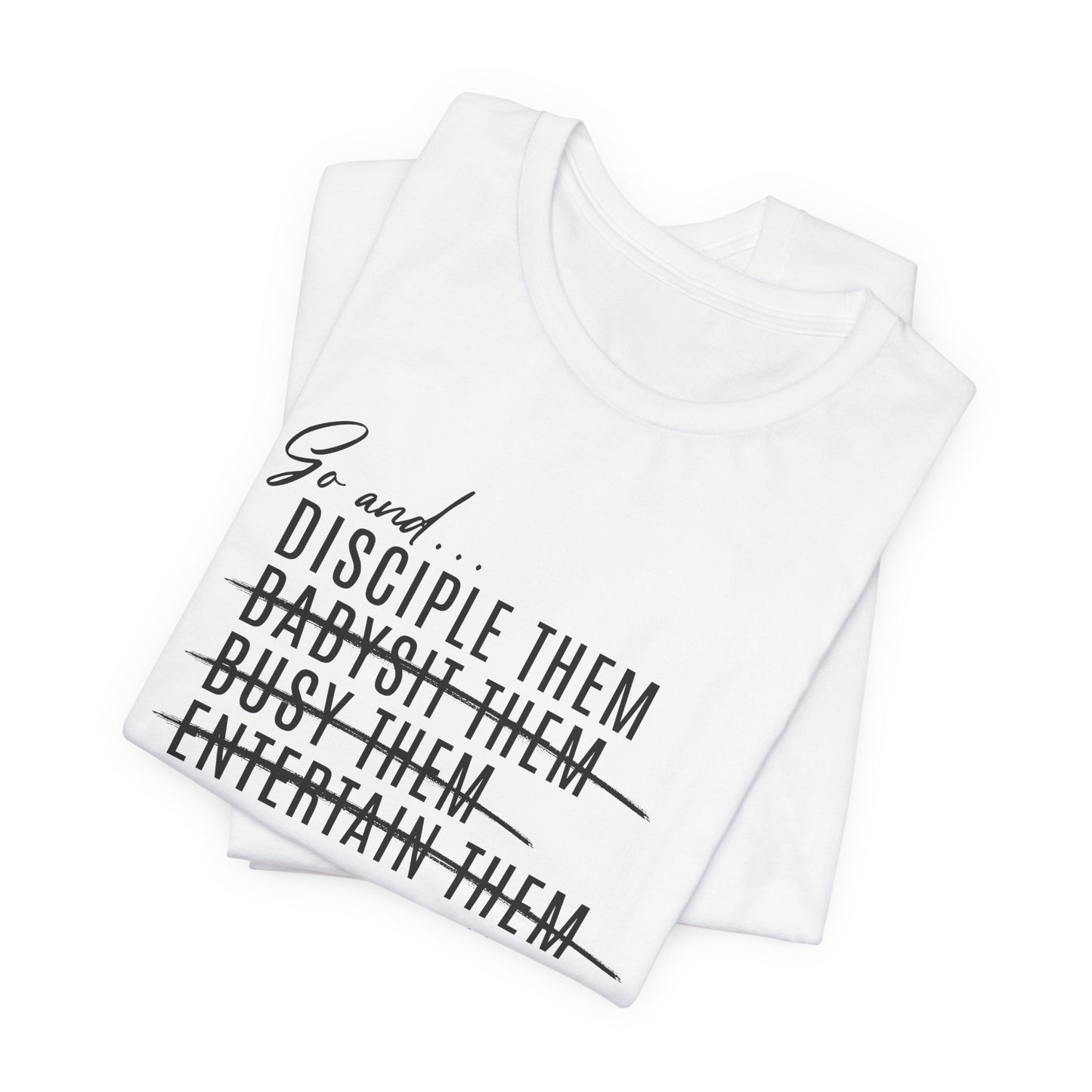 ADULT - Premium Cotton T-Shirt - Disciple Them T-Shirt