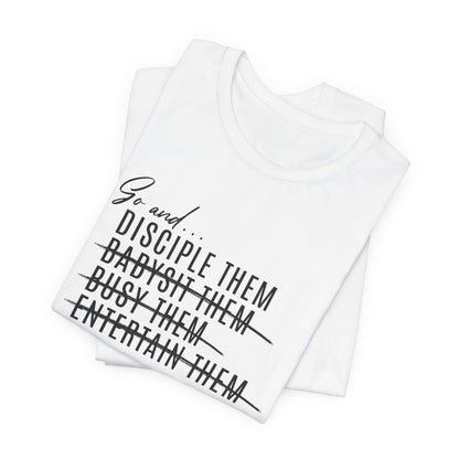 ADULT - Premium Cotton T-Shirt - Disciple Them T-Shirt