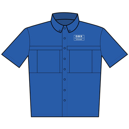 Embroidery Work Shirt O.B.S. Daybreak Short Sleeve