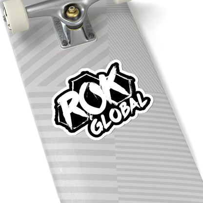 White ROK Global Kiss-Cut Sticker - ROK Global