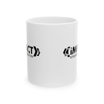 Impact Student Ministry White Mugs
