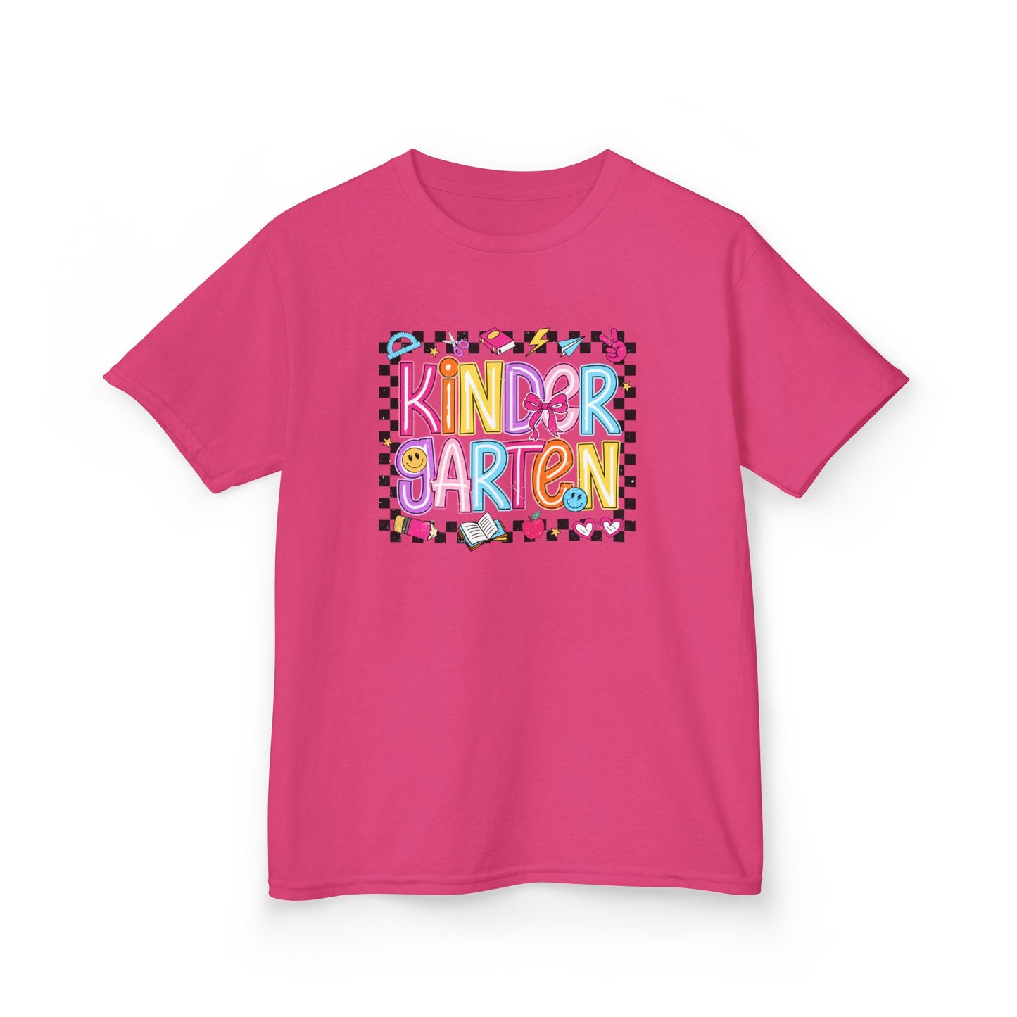 Kindergarten Kids T‑Shirt — Colorful Back-to-School Tee